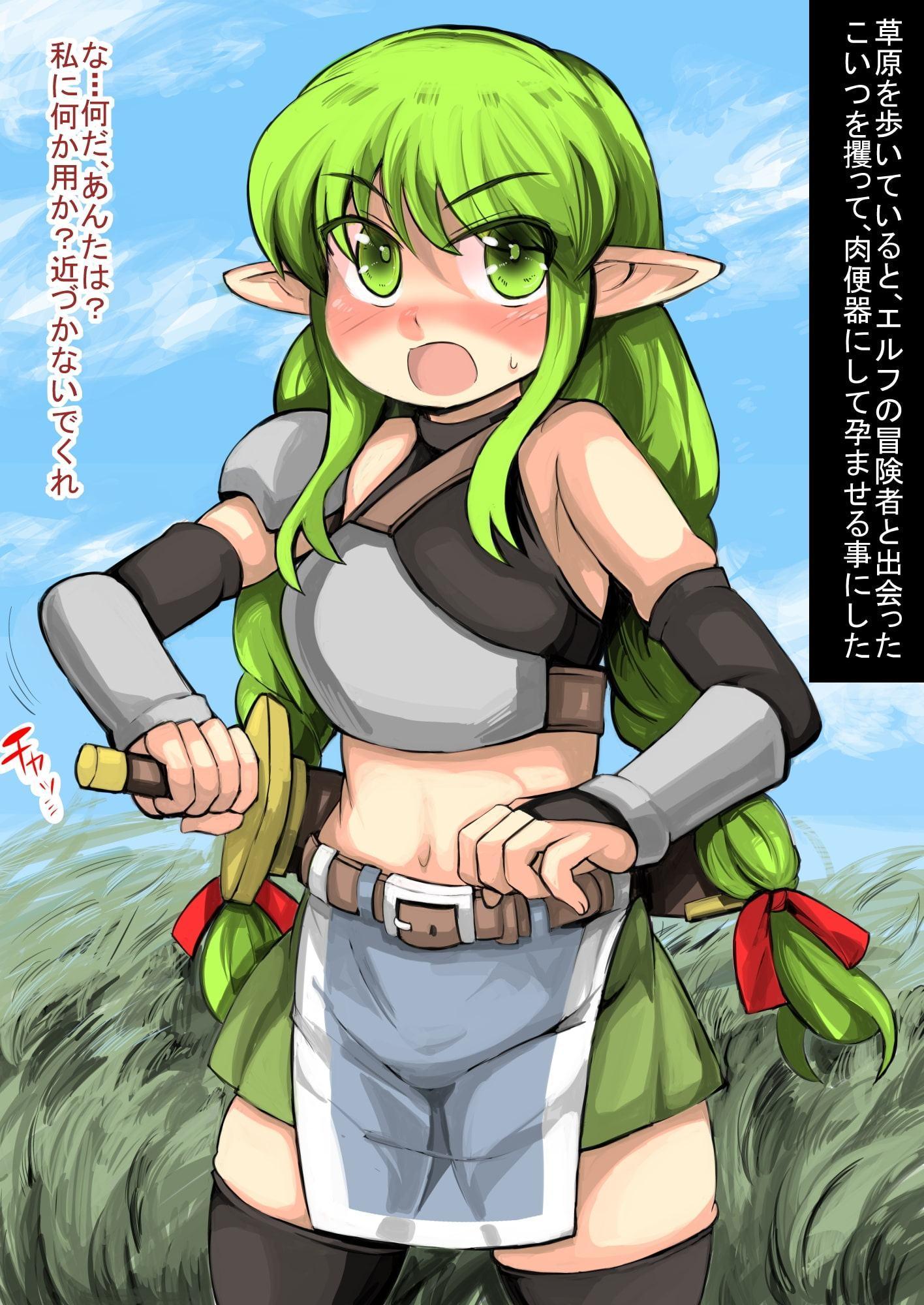 その辺を歩いている弱そうなエルフの冒険者を拉致って犯して家畜みたいな奴隷にしてみた