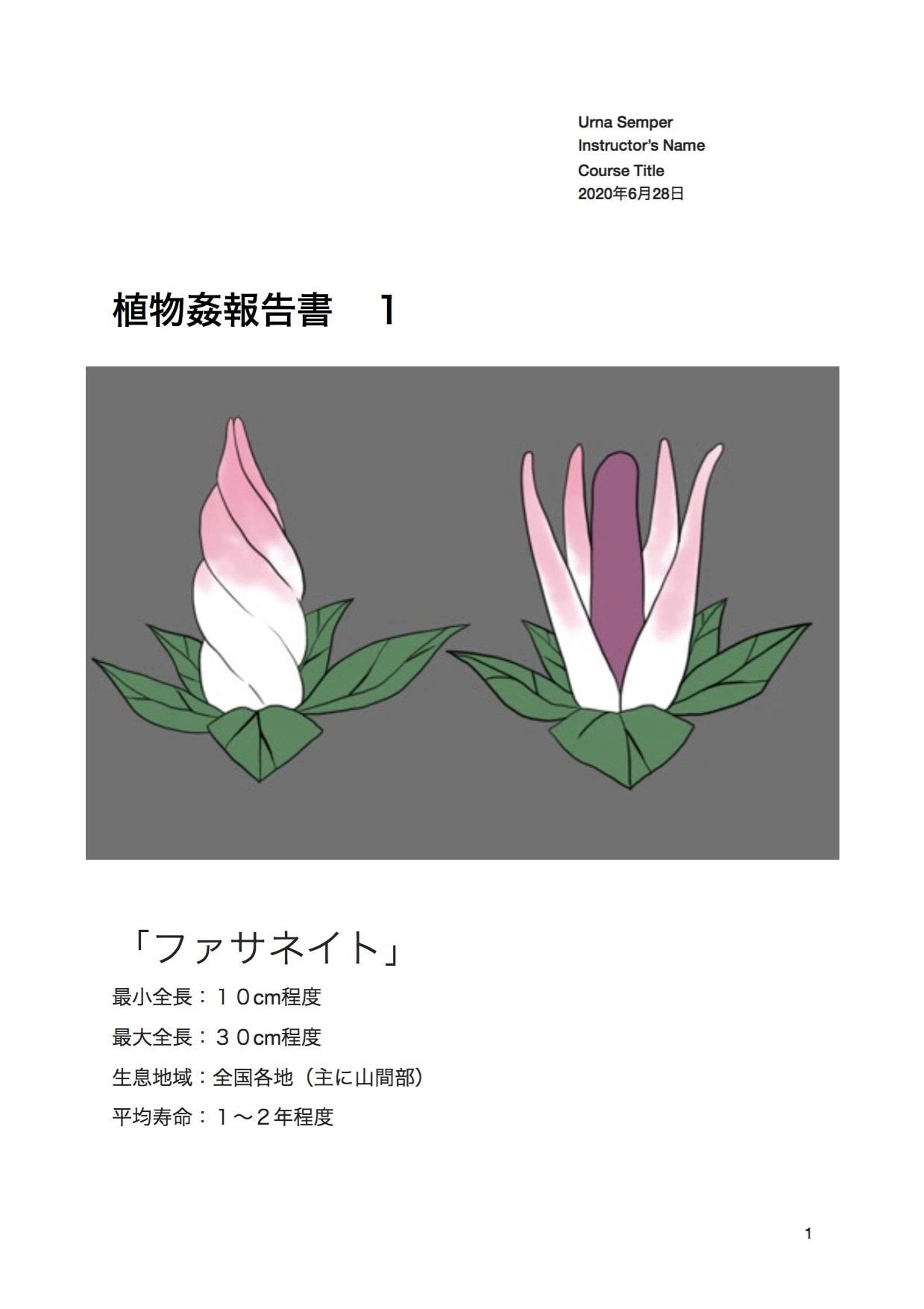 植物姦報告書 ver:1