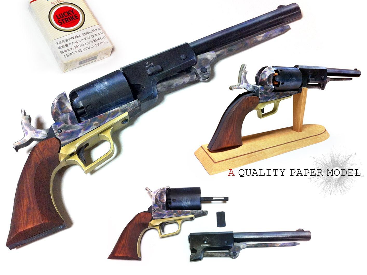 【ペーパーモデル】S○muel Colt's ○1847Walker