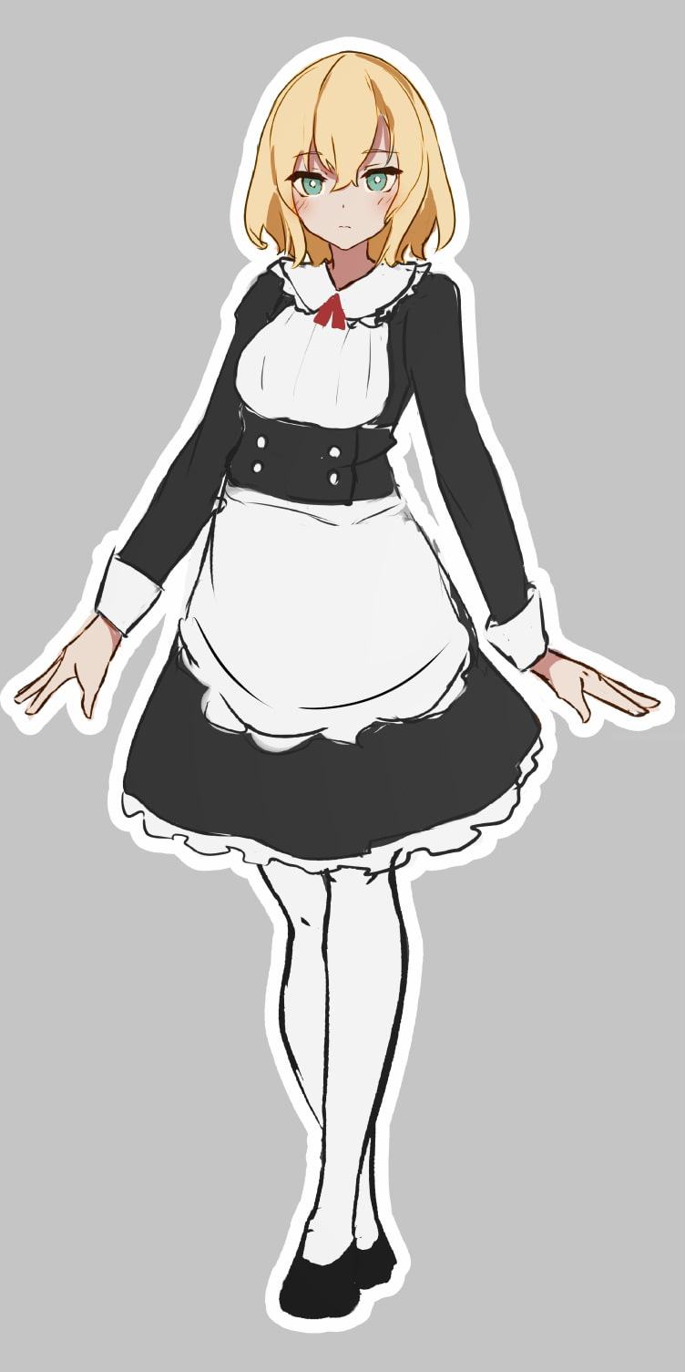 金髪メイドさんの可愛がり折檻