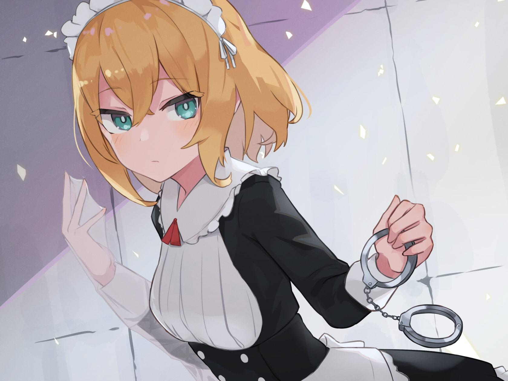 金髪メイドさんの可愛がり折檻