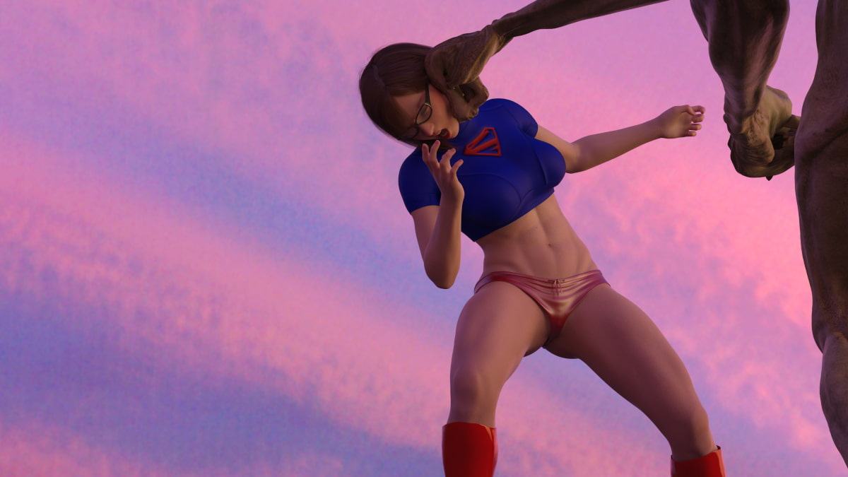 スーペリアガール敗北画像集