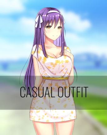 ビジュアルノベルの為のロイヤルティーフリーキャラクター:ウィステリア