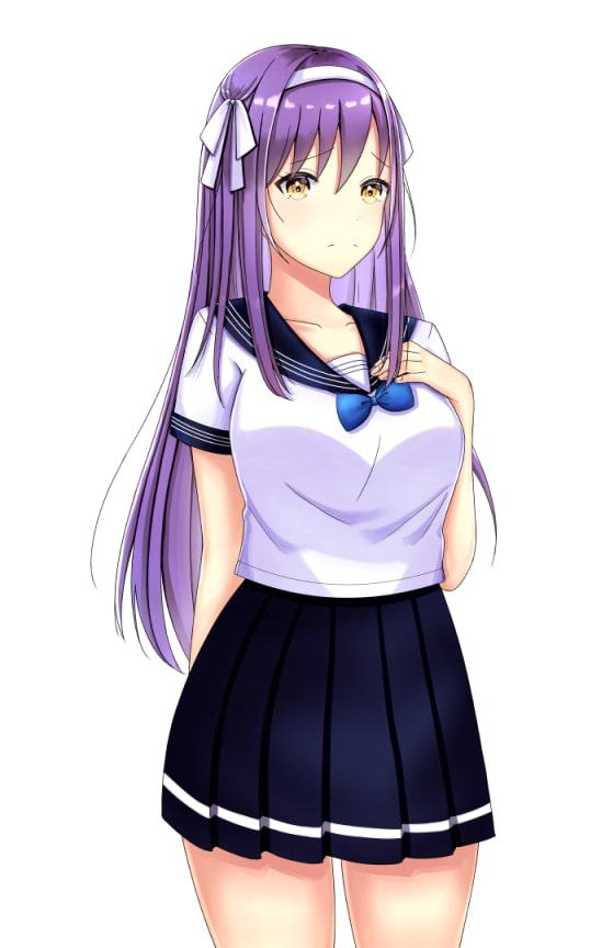 ビジュアルノベルの為のロイヤルティーフリーキャラクター:ウィステリア