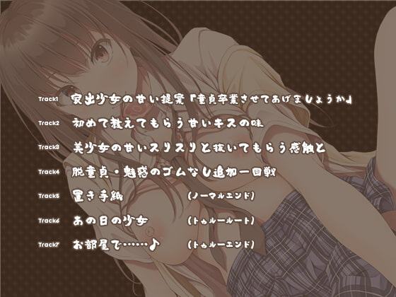 家出女子校生と童貞筆下ろし恋人プレイ-お泊まりのお礼にエッチしちゃう夜-