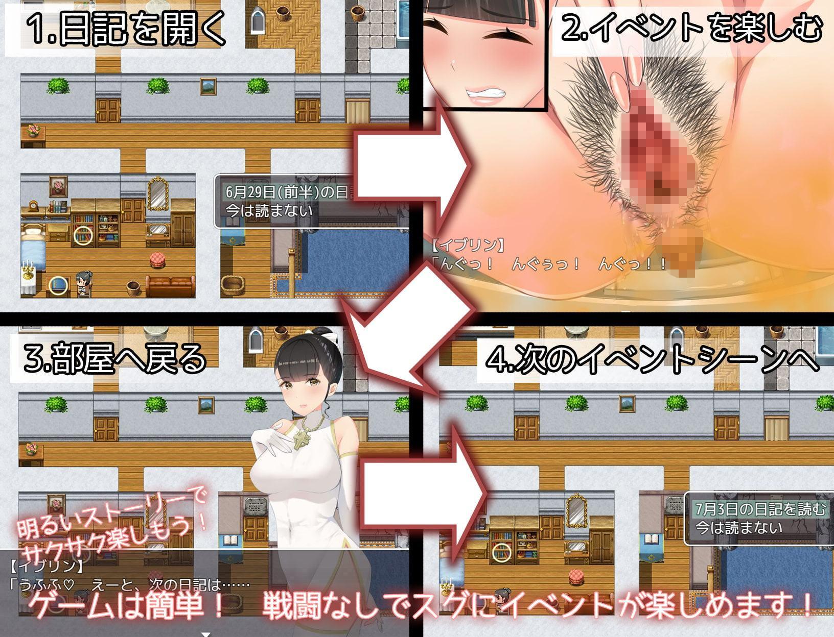 だっぷんダイアリー ～女性プリースト、イブリンのうんこブリブリ日記～