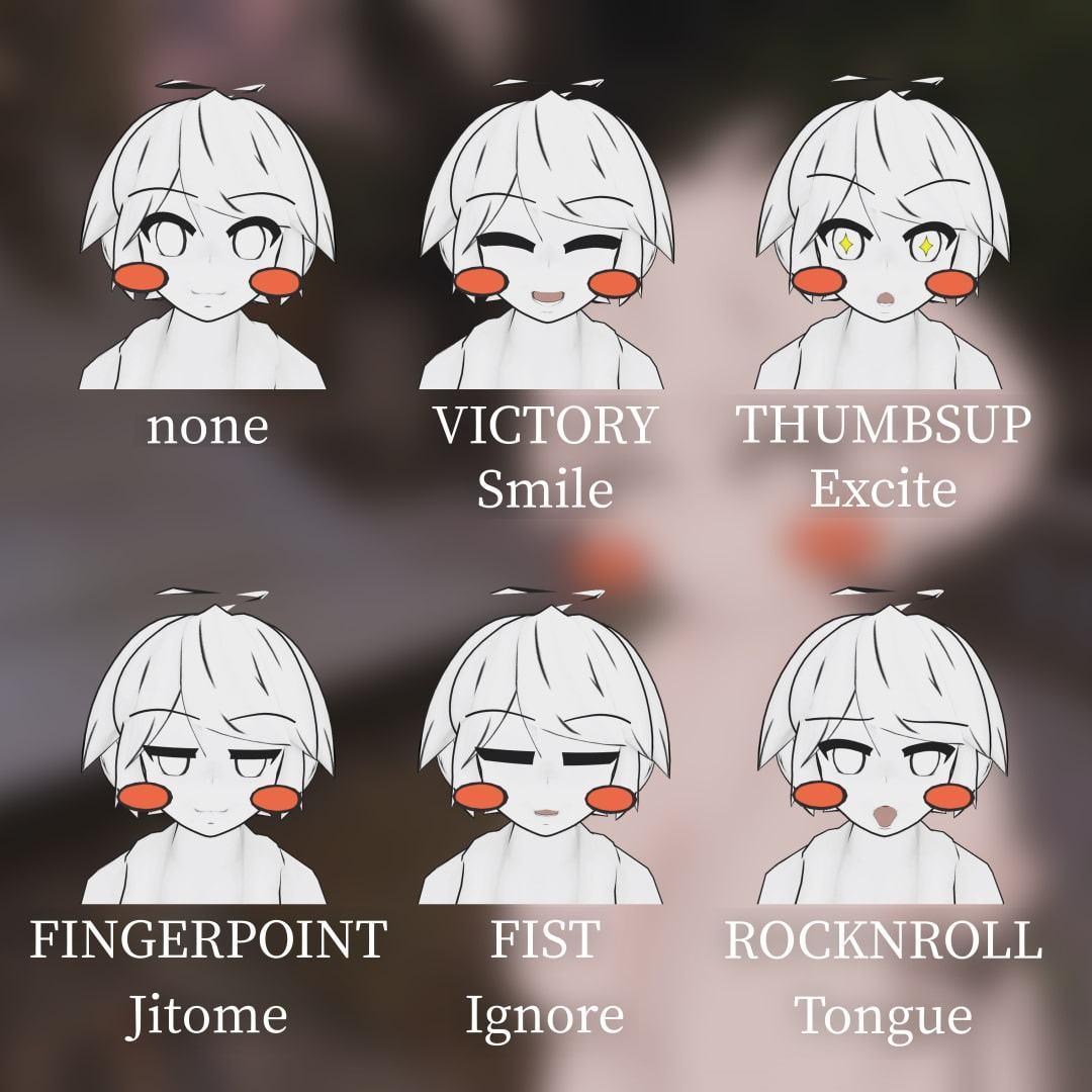 亜久涼子 - VRChat向けオリジナル3Dモデル