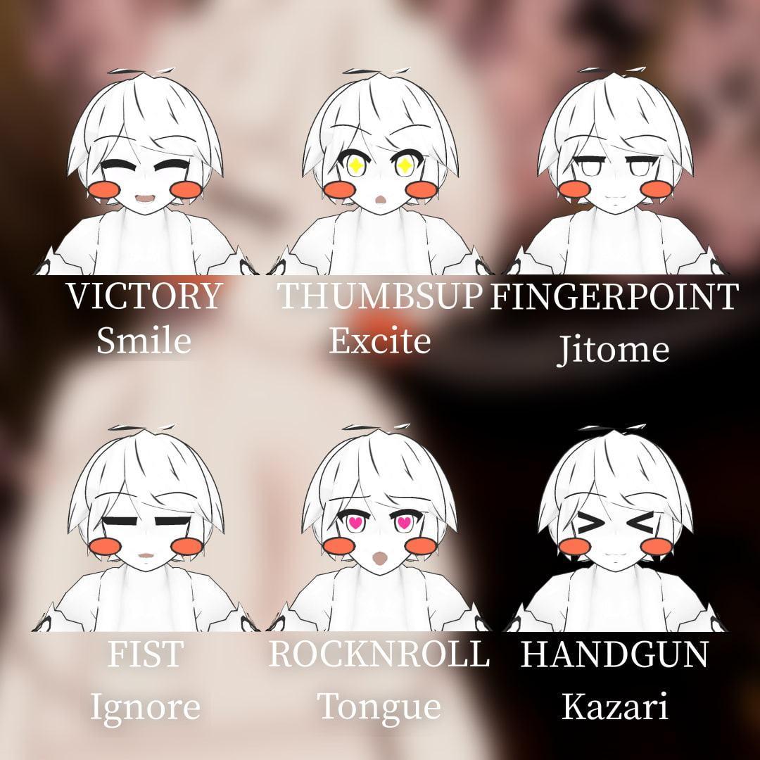 亜久涼子 - VRChat向けオリジナル3Dモデル