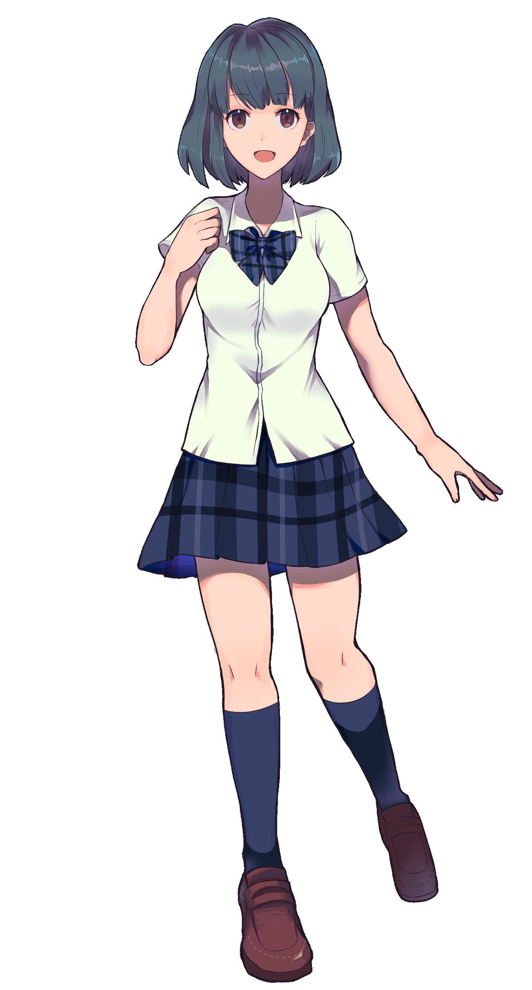 女子高生立ち絵素材