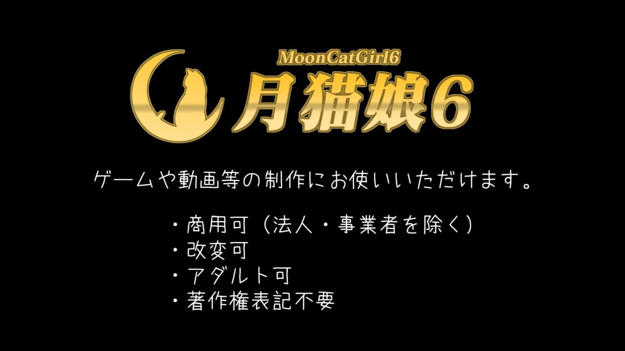 顔射VRoidモデル「月猫娘6」