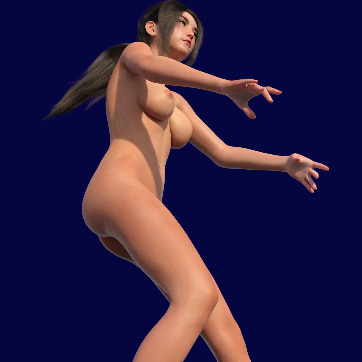全裸のバレリーナ