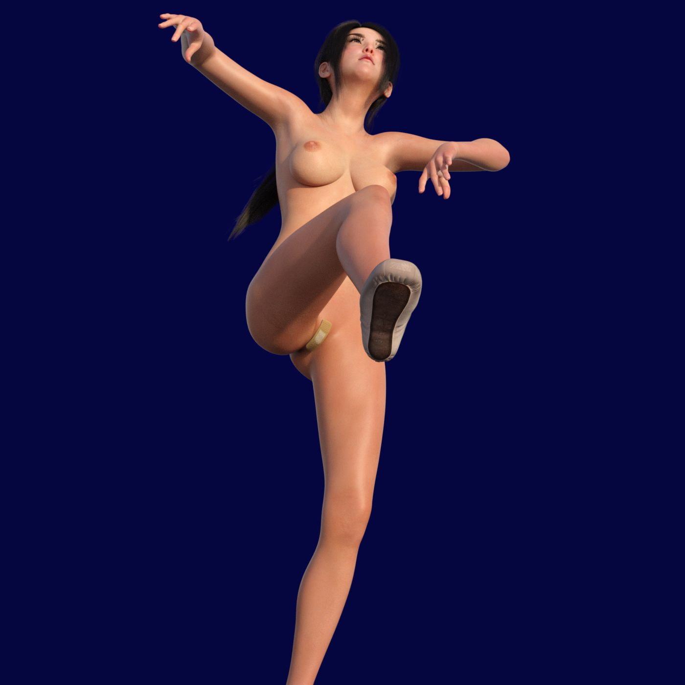 全裸のバレリーナ