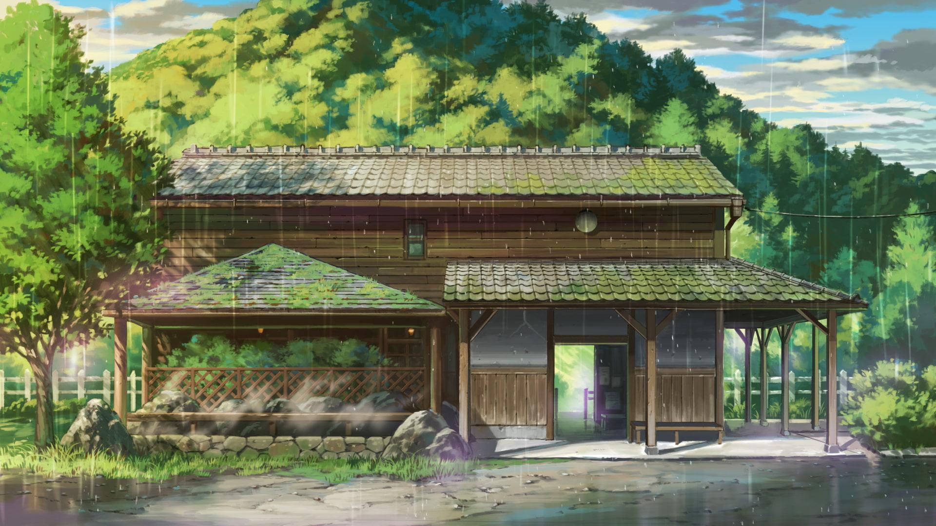 雨宿りの耳舐め ～駅舎で過ごす足湯物語～