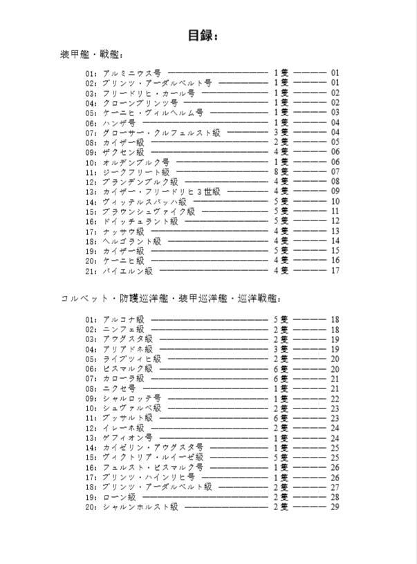 ドイツ帝国海軍主力艦一覧