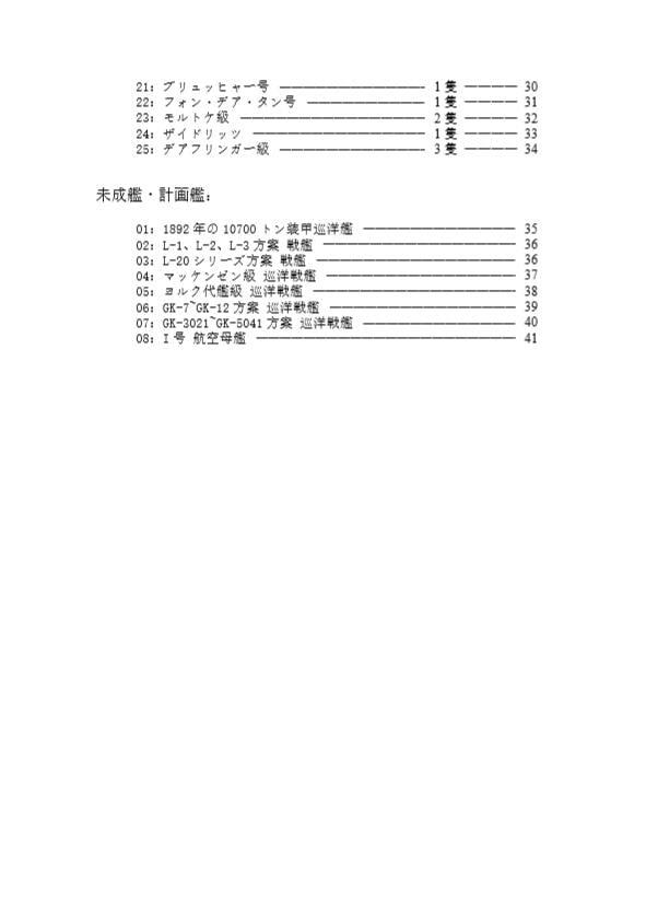 ドイツ帝国海軍主力艦一覧