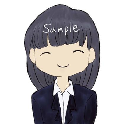 【商用利用OK】スーツ女の子イラスト/表情6つ