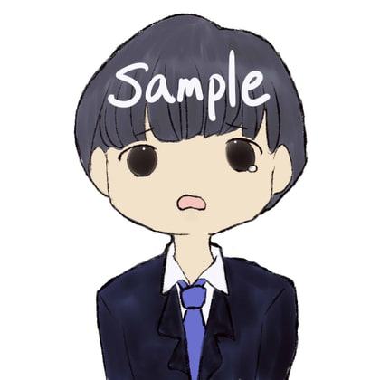 【商用利用OK】スーツ男の子イラスト/表情6つ