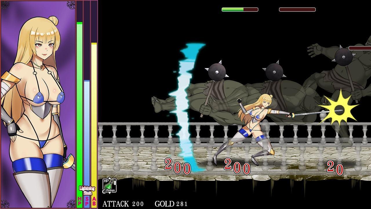 黄金の辱姦戦記-女戦士よ、オークに奪われた王国を奪還せよ!-