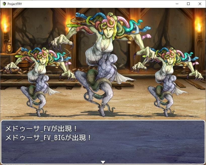 2D・RPG用敵グラフィック027”メドゥーサ”