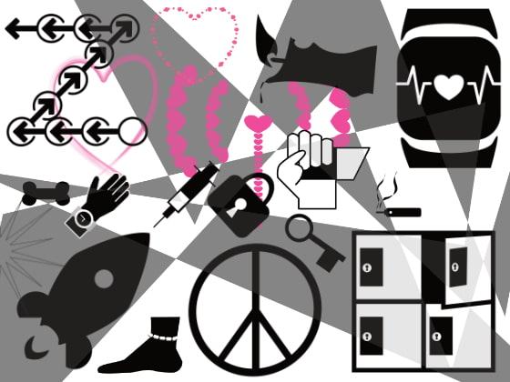 線画アイコンイラストフリー素材集