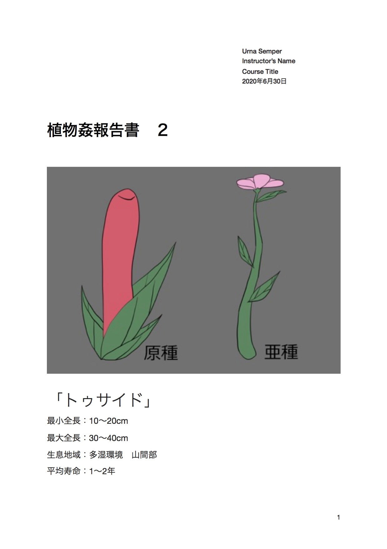植物姦報告書 ver:2