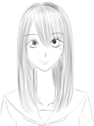 セーラー服と表情集