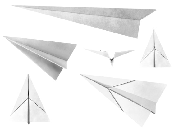紙飛行機イラスト素材