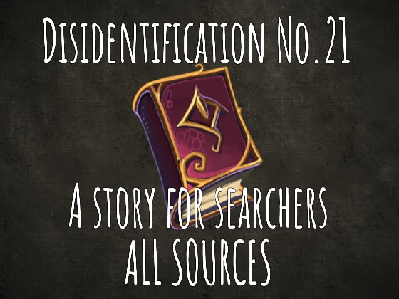 Disidentification_No.21_A story for searchers