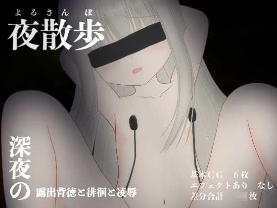夜散歩～深夜の露出背徳と徘徊と凌辱と～