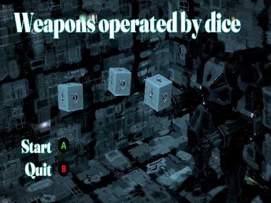 Weapons operated by dice
