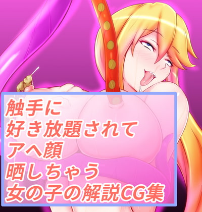 触手に好き放題されてアヘ顔晒しちゃう女の子の解説CG集