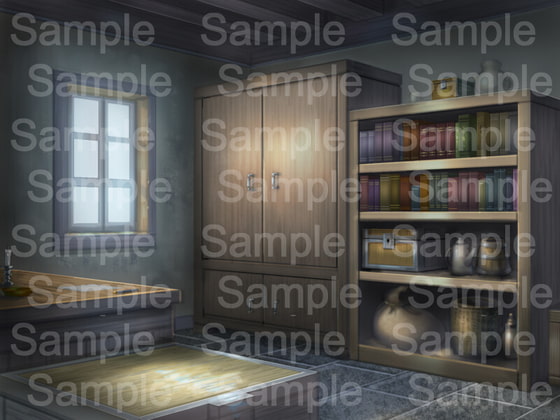 ファンタジー 背景素材 【物置部屋】