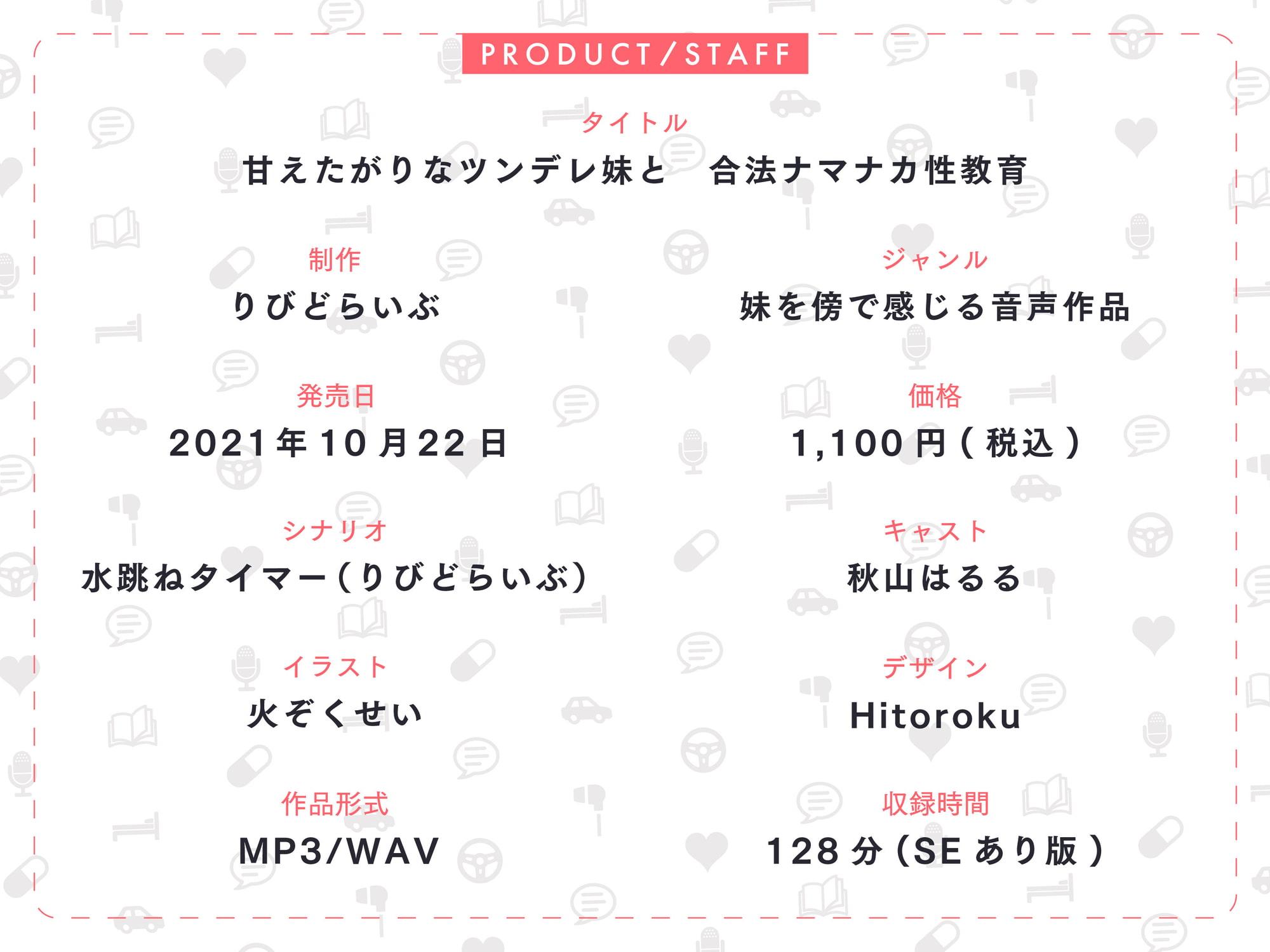 甘えたがりなツンデレ妹と、合法ナマナカ性教育【KU100】