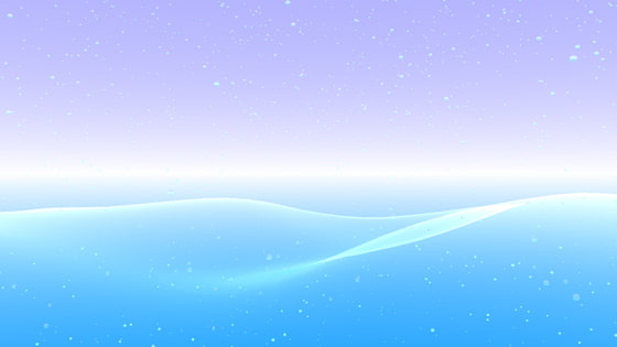 青い色のシズク