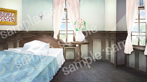 背景素材「洋館の一室」