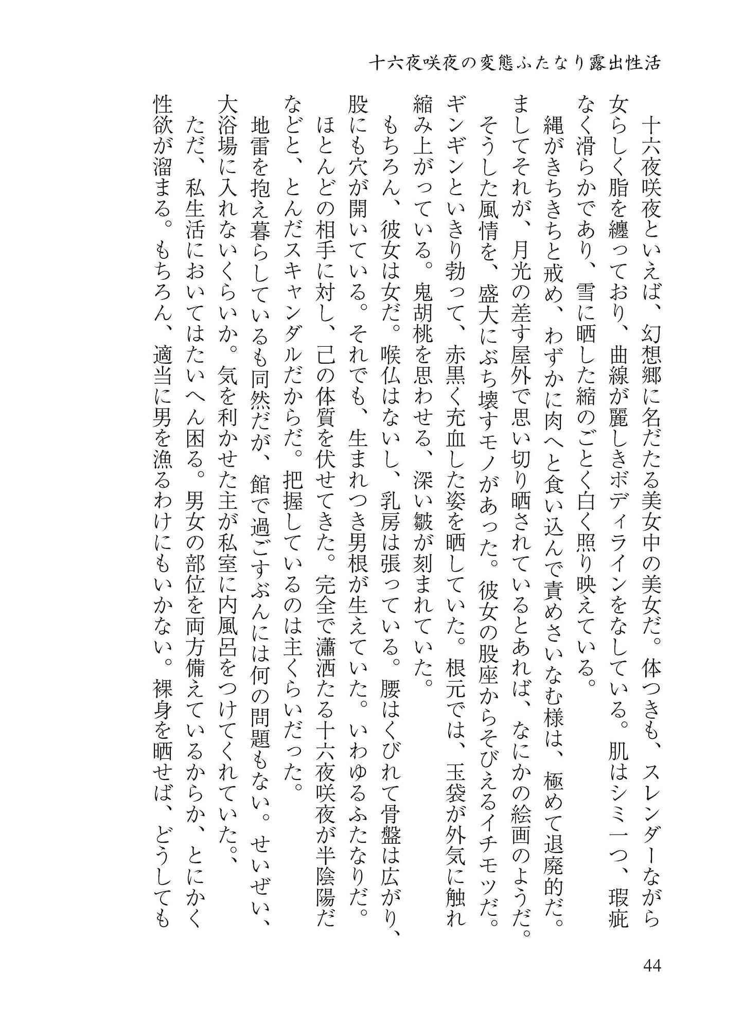 十六夜咲夜のドスケベ性活