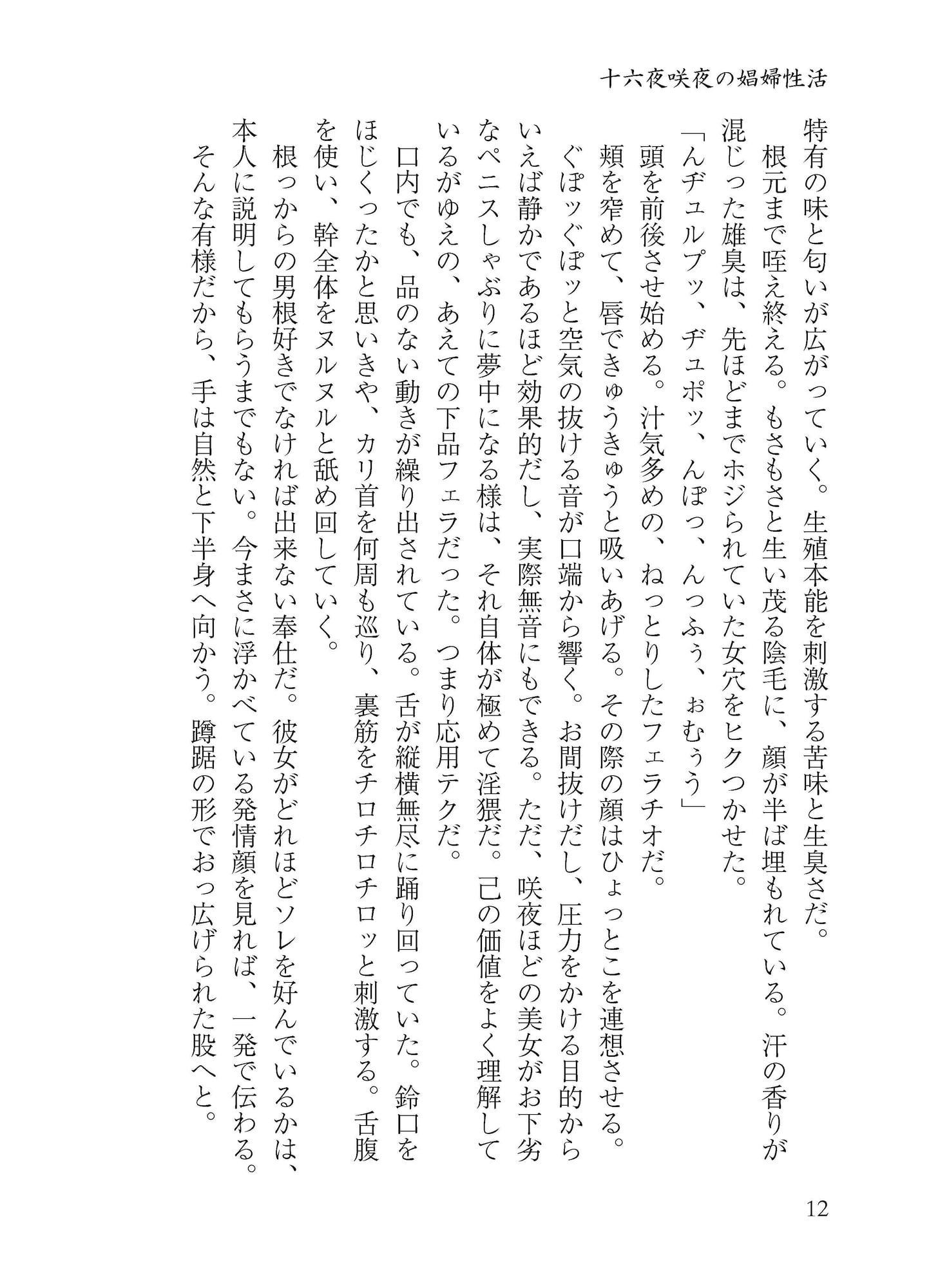 十六夜咲夜のドスケベ性活