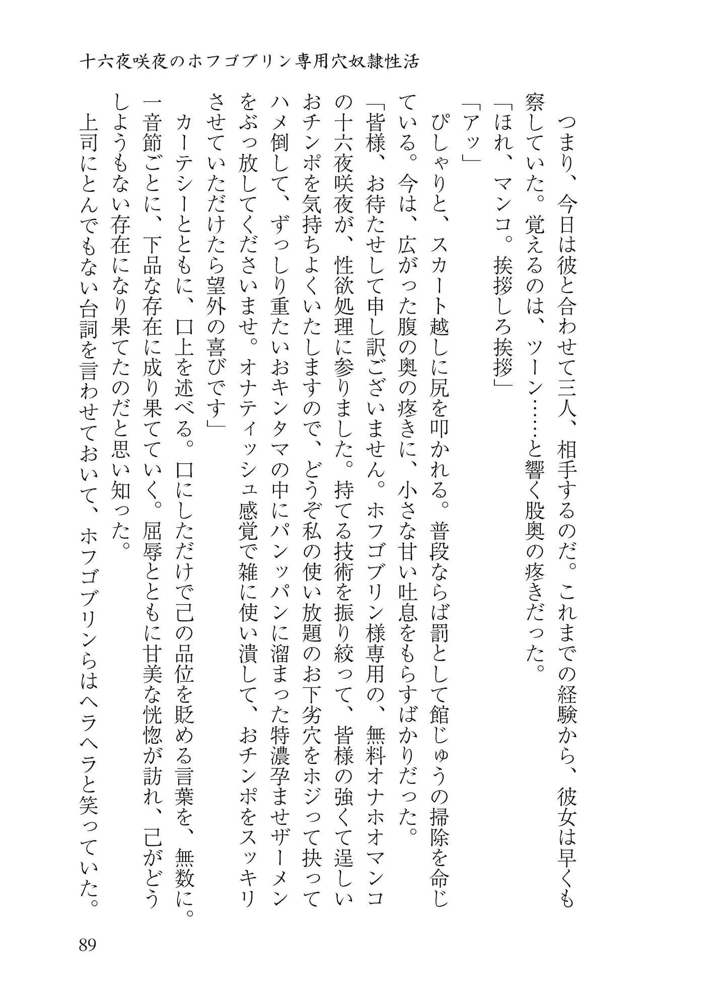 十六夜咲夜のドスケベ性活