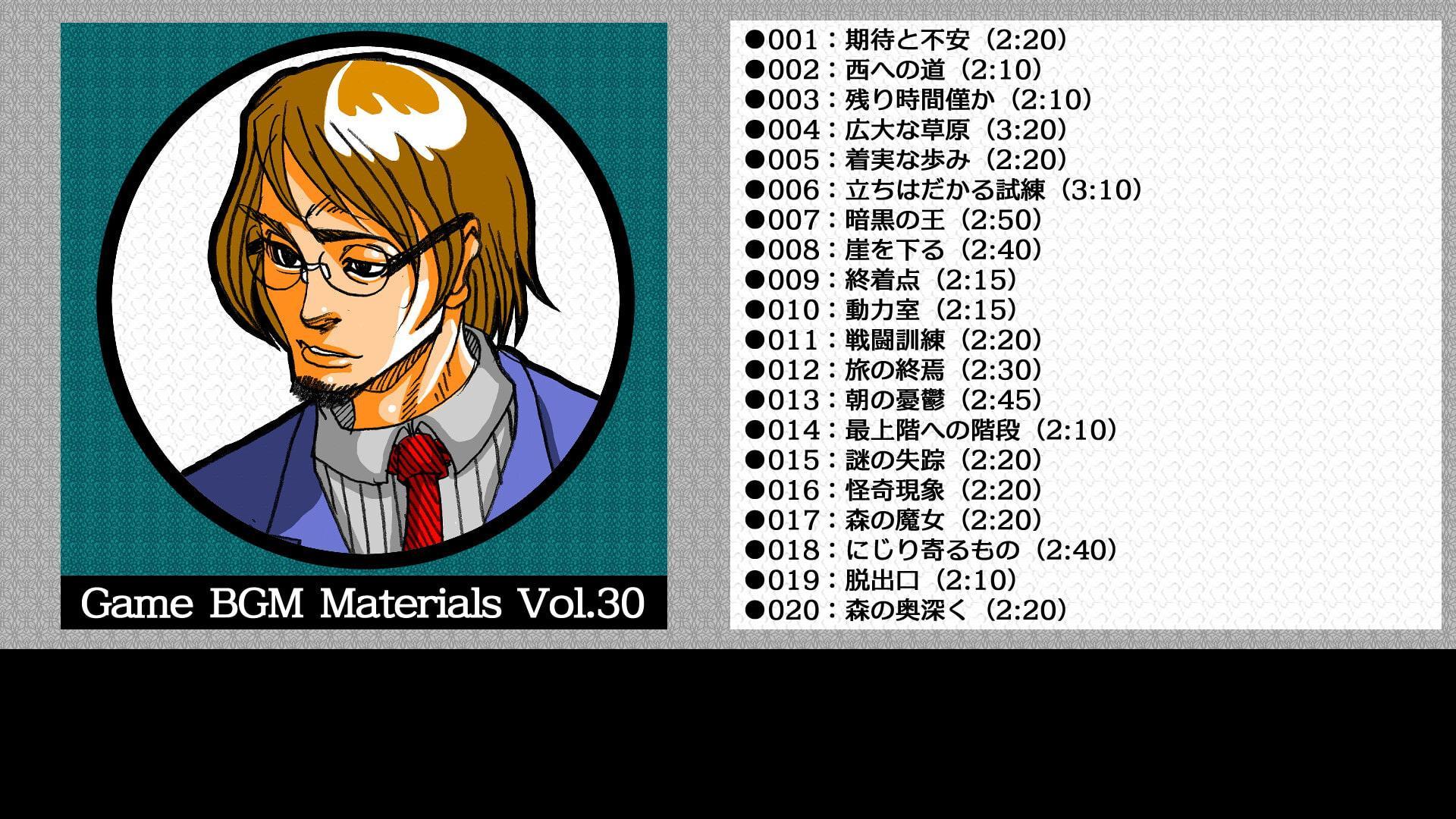 Game BGM Materials Vol.30