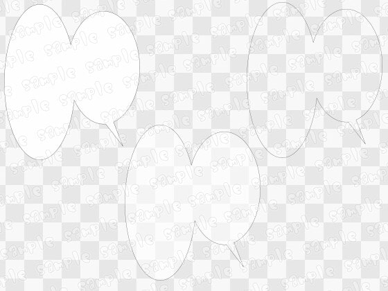 吹き出し素材集