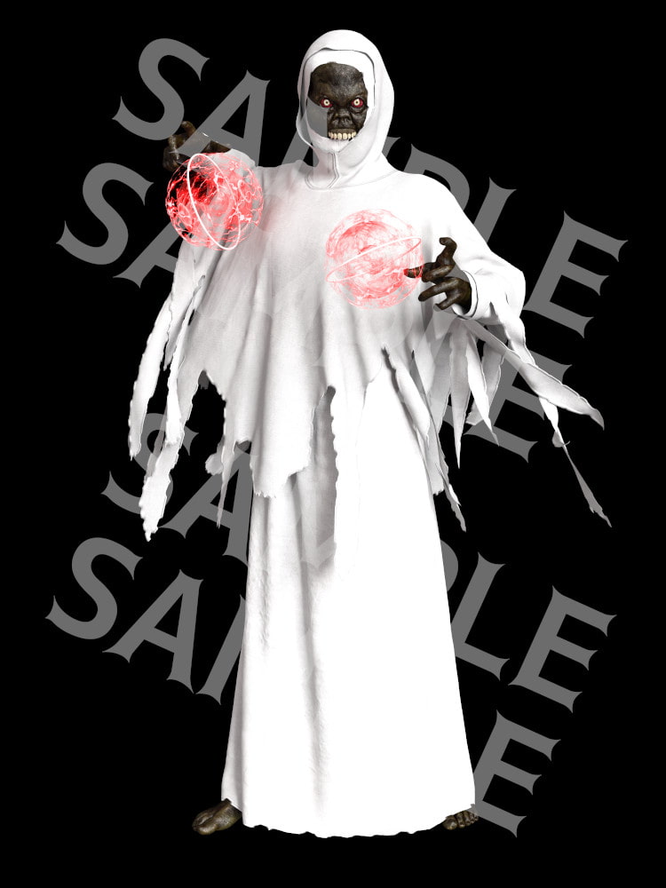 素材屋☆歌う宝石箱☆エネミー素材01(ゾンビ、ゾンビナース、ゾンビメイジ)