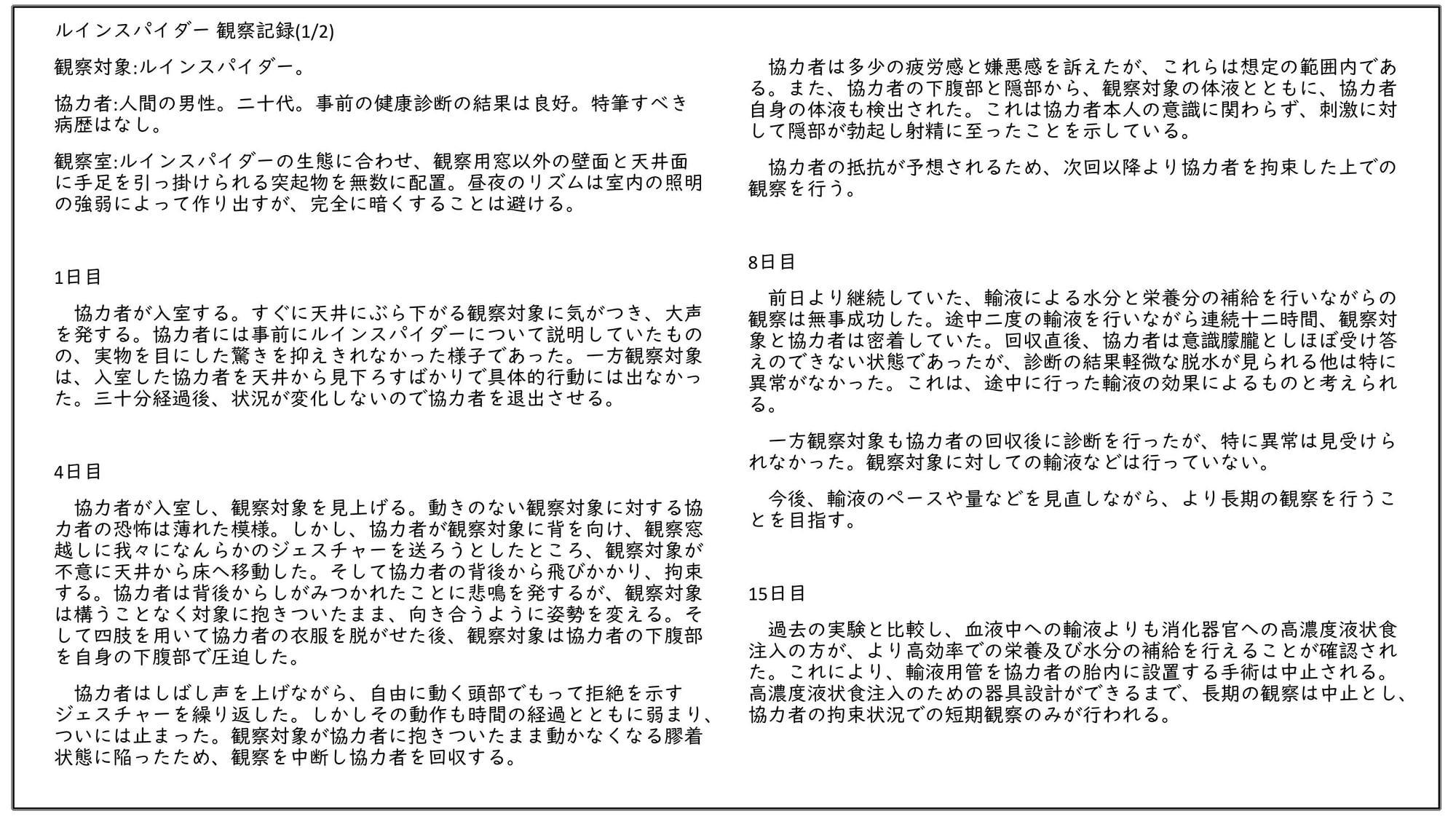 雌クリーチャー図鑑Vol.1