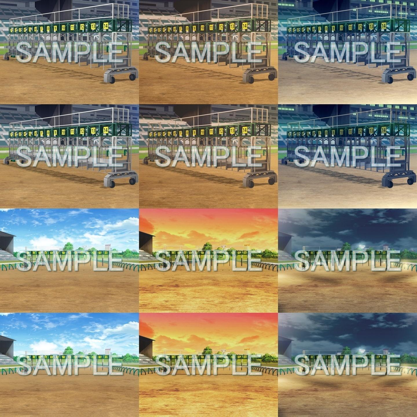 みにくる背景CG素材集『競馬場編』限定版