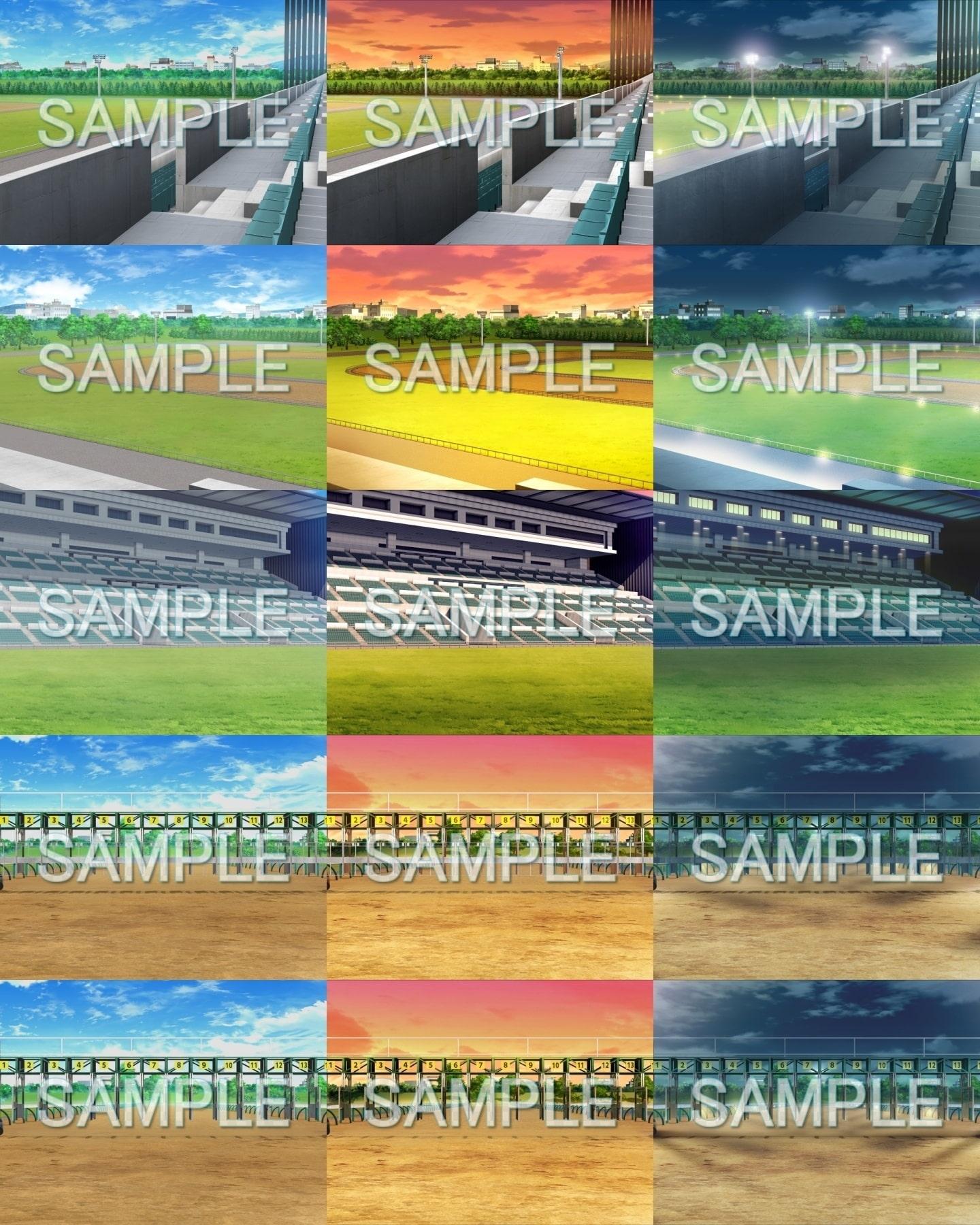 みにくる背景CG素材集『競馬場編』限定版