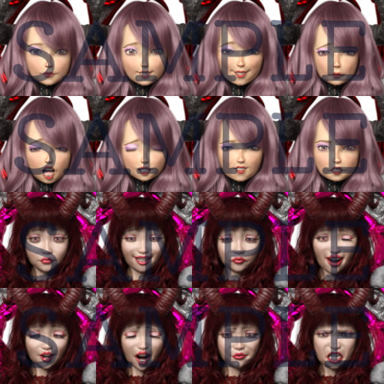 素材屋☆歌う宝石箱☆画像素材(サキュバス&エルダーサキュバス)