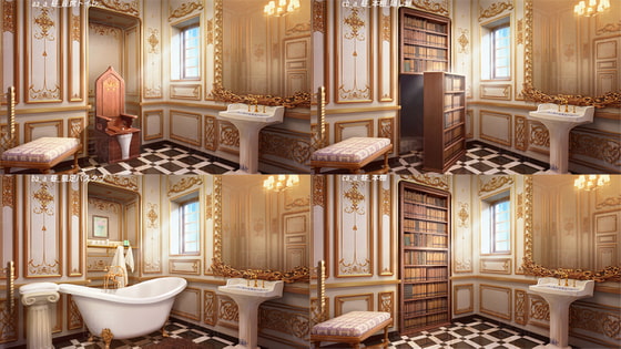 BG_豪華な部屋のトイレ、時にお風呂、あるいは…