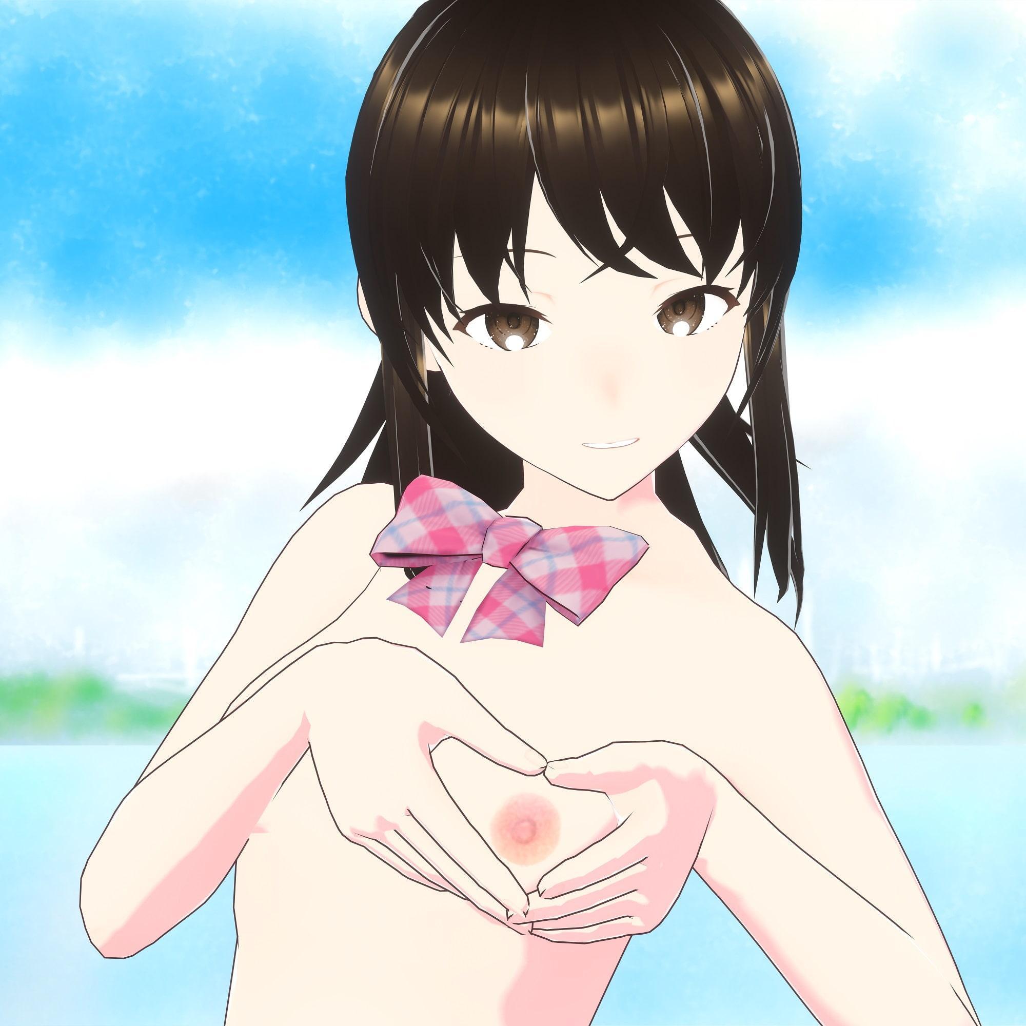 【新VRoid正式版用】 女性素体向け体型テクスチャ 『裸体』 & オマケ(8K高精細画質美少女ヌード破廉恥イラスト集20枚以上)