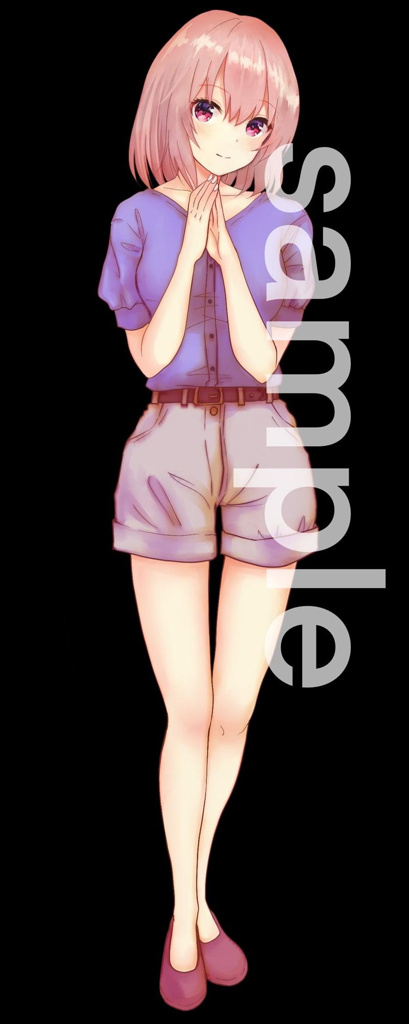 私服の女の子立ち絵6