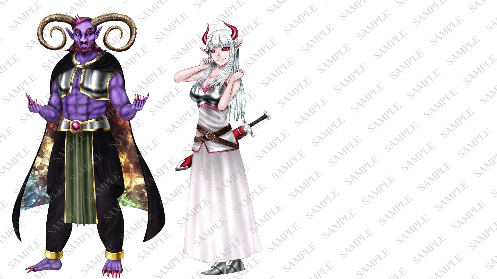 ファンタジーキャラクター立ち絵素材集1【ゲーム・TRPG】