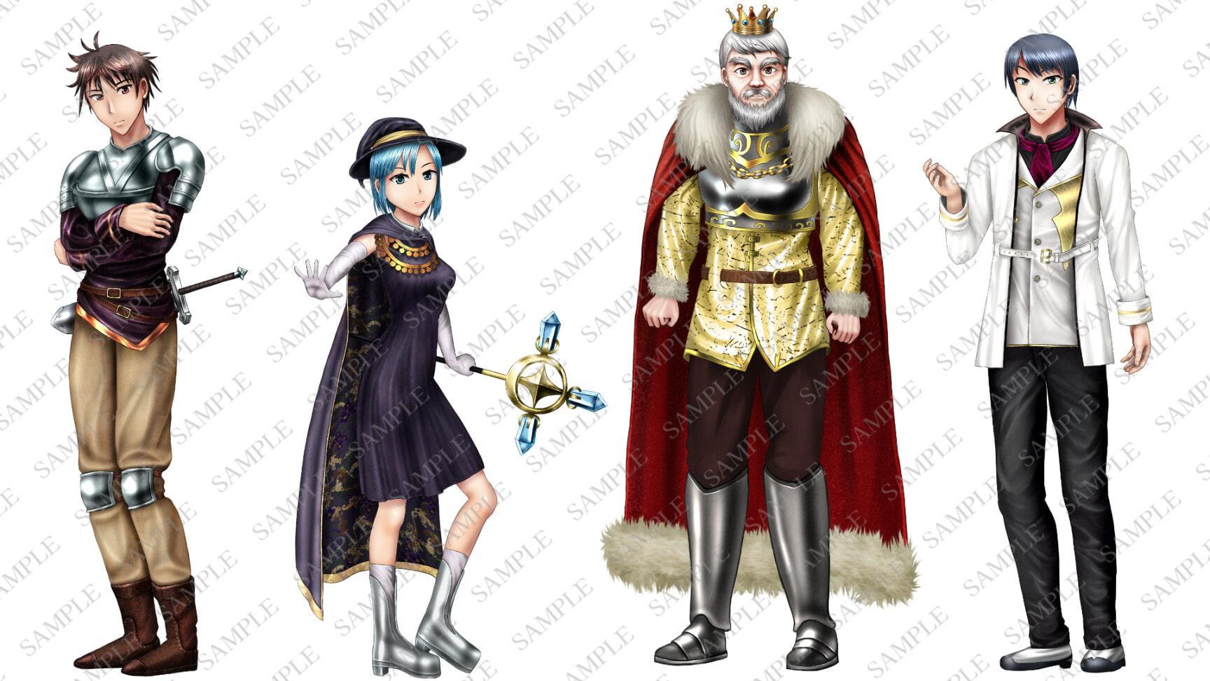 ファンタジーキャラクター立ち絵素材集1【ゲーム・TRPG】